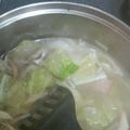 のあかず's cooksnap of when they made お野菜たっぷり☆食べる豆乳スープ.