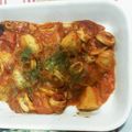 がく＆あつママ's cooksnap of when they made ■洋風♪いかと里芋のトマト煮込み■.