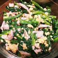 クッキング祐子's cooksnap of when they made 簡単★ほうれん草玉子ハムのマヨ和えサラダ.