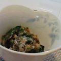 ellew's cooksnap of when they made モロヘイヤの梅和え.