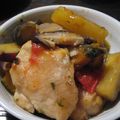たなか家's cooksnap of when they made 鶏肉とさつま芋のトマト煮☆バジル風味.