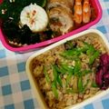 浜しょー's cooksnap of when they made ＊筑前煮リメイク！かしわ飯＊.