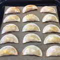 はらた家's cooksnap of when they made おやつに！餃子の皮で簡単アップルパイ.