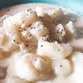 あきりちゃん's cooksnap of when they made 自慢のチーズソース☆ニョッキ・パスタに♪.