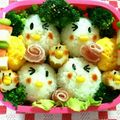 ma___111's cooksnap of when they made キャラ弁♡ピヨ盛り ひよこ.