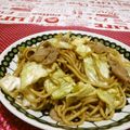 赤い電話's cooksnap of when they made 簡単！高校生男子お弁当向きな焼きそば.