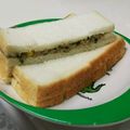 しじみごはん's cooksnap of when they made 離乳食後期♪鯵ハンバーグのサンドイッチ.
