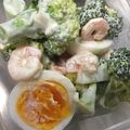 ぴあの＊'s cooksnap of when they made 簡単♡エビとブロッコリーのサラダ.