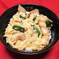 ましゃすけ☆'s cooksnap of when they made 豚バラとニラの卵とじ丼.