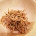 まいとmight's cooksnap of when they made 時短☆パクチーの茎としらすの和え物☆覚書.