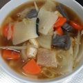 クックRT4575☆'s cooksnap of when they made 郷土料理★塩味くじら汁＊くじら入けんちん.
