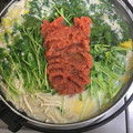 Chika・'s cooksnap of when they made 簡単♪もやしと豚肉の豆乳鍋.
