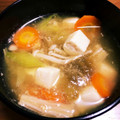 モケ缶's cooksnap of when they made えのきとネギと豆腐の味噌汁.