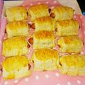 alohapooh's cooksnap of when they made 冷凍パイシートで❀たまごウインナーパイ.