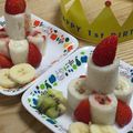 akiママ♪'s cooksnap of when they made 簡単！食パンで☆１歳の誕生日ロールケーキ.