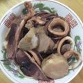 HeroPon's cooksnap of when they made イカと里芋の煮物.