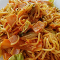 なみくまこ's cooksnap of when they made 簡単キムチ焼きそば.