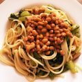 kyoko622's cooksnap of when they made 納豆と野沢菜のパスタ.