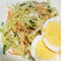 natsu_i's cooksnap of when they made キャベツの彩り千切りサラダ♪.