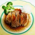 クックIAQUCO☆'s cooksnap of when they made 大根おろしでさっぱり♪豚ロースステーキ.