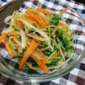 のみのみ。's cooksnap of when they made 豆もやしと豆苗の彩りサラダ.