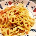 のりまりん's cooksnap of when they made れんこんとハムのソテー 黒こしょう風味.