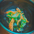 お弁当作り×3人分！'s cooksnap of when they made ワカメの酢の物.