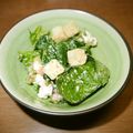 KAMPI's cooksnap of when they made 簡単！ほうれん草生ハムサラダ.