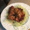 run1230run's cooksnap of when they made 油淋鶏　～鶏のから揚げ香味ソースかけ～　.