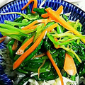 ユーロン's cooksnap of when they made ほうれん草と人参のおひたし.