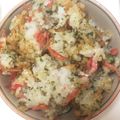 うたたねいんこ's cooksnap of when they made あおさと桜海老のチャーハン.