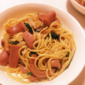 肉じゃがマヨネーズ's cooksnap of when they made ウインナーとほうれん草の和風パスタ.