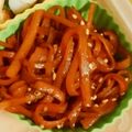 yukiwanko's cooksnap of when they made にんじんだけ！簡単人参のきんぴら.