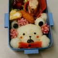 あつみ。。's cooksnap of when they made ワンピース☆ハートの海賊団ベポのキャラ弁.
