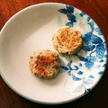 よしみるく's cooksnap of when they made 簡単♪離乳食中期〜 里芋と胡麻のおやき.