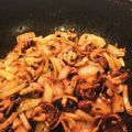 sjhappy's cooksnap of when they made タコのガーリックバター炒め.