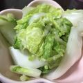 yurippii's cooksnap of when they made 生姜でピリッと、白菜の浅漬け.