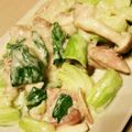 あん１８５１'s cooksnap of when they made 鶏もも肉と青梗菜のクリーム煮❁*+.