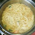 三人の天使ママ☆'s cooksnap of when they made 乾麺簡単 別茹でなし煮込みうどん.