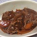あやてぃん❀！'s cooksnap of when they made 簡単煮込みハンバーグ.