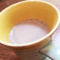 じろうまる☆'s cooksnap of when they made 黒豆の煮汁で♪ホット豆乳.