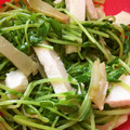 ふ〜あちゃん's cooksnap of when they made ささみと搾菜の和え物♡with豆苗.