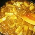 ねここfm's cooksnap of when they made 簡単時短！大根とナスとひき肉のカレー.