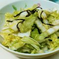 09mik's cooksnap of when they made やみつき☆しゃきしゃき白菜と塩昆布サラダ.