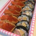 おつね's cooksnap of when they made サーモンといくらの親子オープンいなり寿司.
