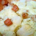 marialotta's cooksnap of when they made 脱マンネリ！餅とソーセージのチーズ焼き.
