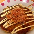 もちゃたん。's cooksnap of when they made 焼きそば麺入りもちもちお好み焼き♪.