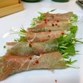Fire-King's cooksnap of when they made 水菜の生ハム巻き.