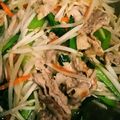 jinko3's cooksnap of when they made ご飯が進む！小松菜と豚肉の塩こうじ炒め.