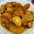 みんてあ's cooksnap of when they made 鶏と大根の甘辛煮.